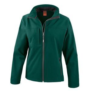 Result Womens Softshell Performance Jacket / Bottle Green